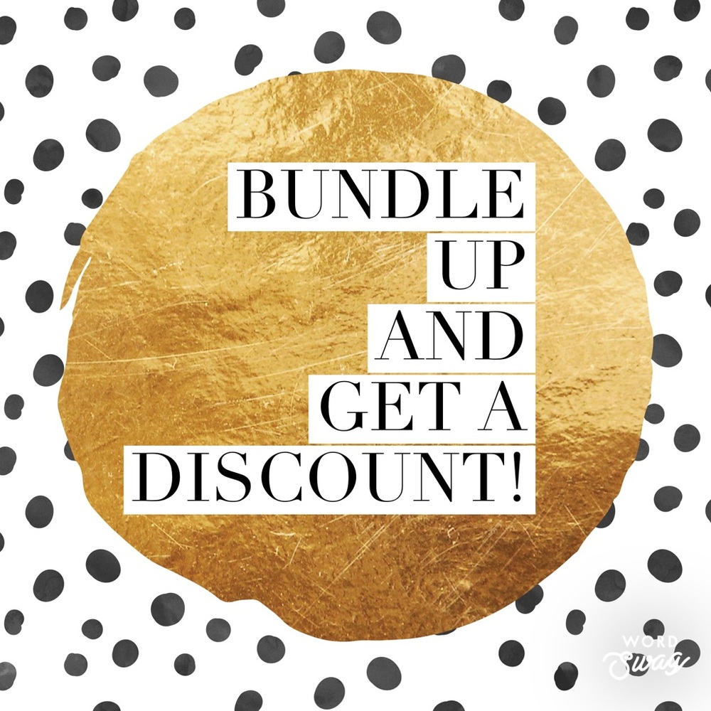 Bundle for 15% off!